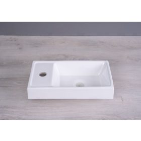 Bali 40x20 öntött márvány mosdó