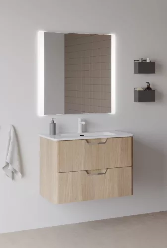 Life 60 modern fürdőszobabútor nordic oak