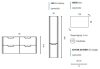 Life 120 cm komplett fürdőszobabútor