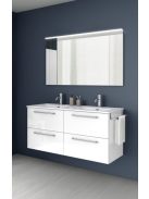 Nisy 120 cm modern fürdőszobabútor Gloss White