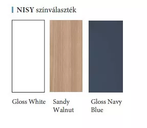 Nisy 120 cm modern fürdőszobabútor