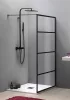 Aqualine Cure Black fix 100 cm zuhanyfal