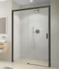 CI D2L 140 tolóajtó zuhanyajtó fekete elox