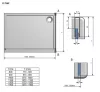 Roltechnik Calida CI TWF 120 cm Walk in zuhanyfal