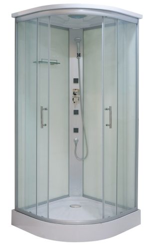 Sanotechnik Tango 90x90 hátfalas komplett hidromasszázs zuhanykabin