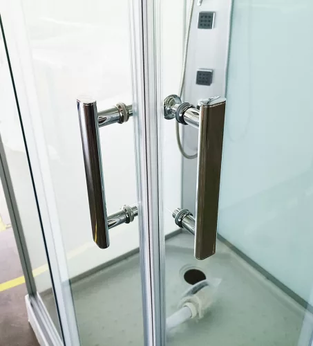 Sanotechnik Twist 80x80 hátfalas komplett hidromasszázs zuhanykabin