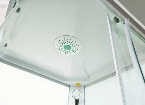 Sanotechnik Twist 80x80 hátfalas komplett hidromasszázs zuhanykabin