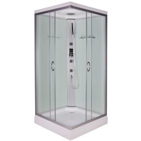   Sanotechnik Twist 90x90 hátfalas komplett hidromasszázs zuhanykabin