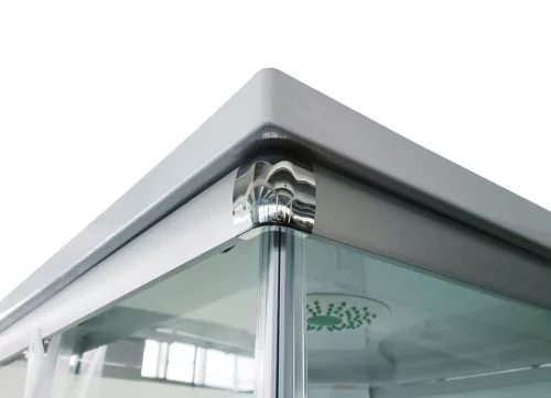 Sanotechnik Twist 90x90 hátfalas komplett hidromasszázs zuhanykabin