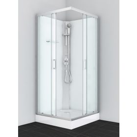   Sanotechnik Denver 90x90 hátfalas komplett hidromasszázs zuhanykabin