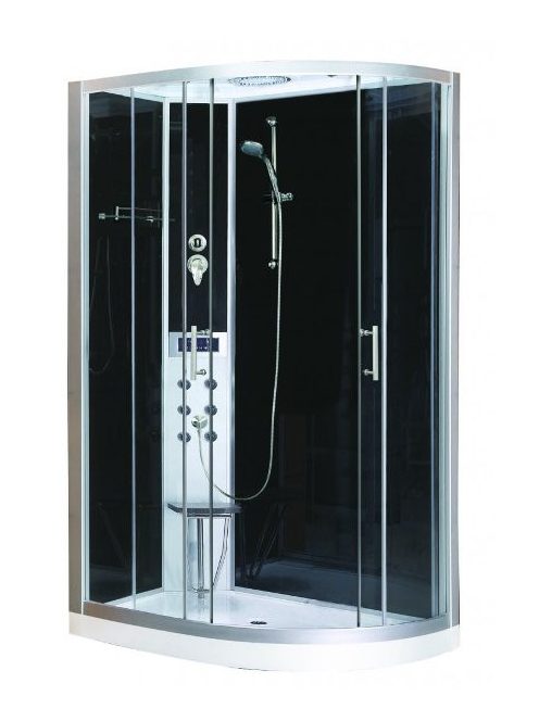 Vario 120x80 hidromasszázs zuhanykabin elektronikával