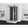 Sanotechnik Boston 120x90 hátfalas komplett hidromasszázs zuhanykabin