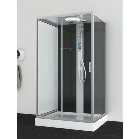   Sanotechnik Boston 120x90 hátfalas komplett hidromasszázs zuhanykabin