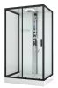 Sanotechnik Boston Black 120x90 hátfalas komplett hidromasszázs zuhanykabin