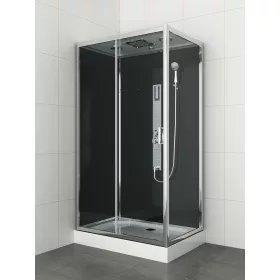   Sanotechnik Trend 3 120x80 cm hátfalas komplett hidromasszázs zuhanykabin