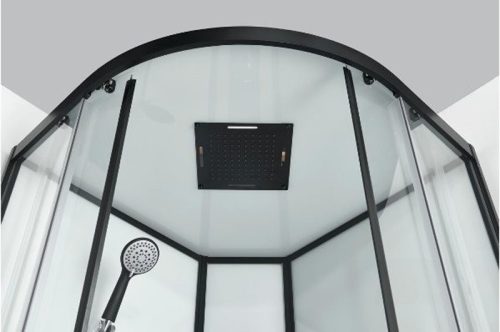 Sanotechnik Sky 1 90x90 cm hátfalas komplett hidromasszázs zuhanykabin