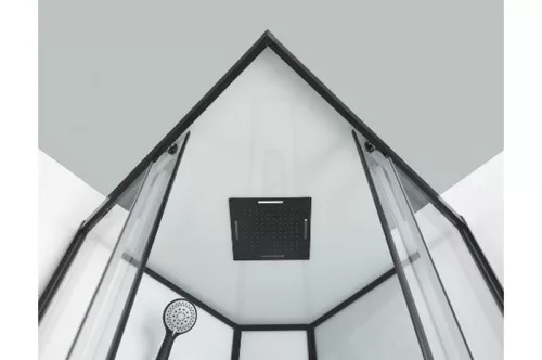 Sanotechnik Sky 2 90x90 cm hátfalas komplett hidromasszázs zuhanykabin