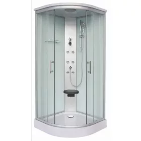   Sanotechnik Rumba 90x90 hátfalas komplett hidromasszázs zuhanykabin