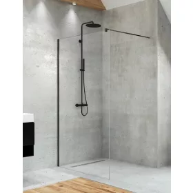 NewTrendy Velio Black Walk-in 110 cm zuhanyfal
