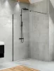 NewTrendy Velio Black Walk-in 120 cm zuhanyfal
