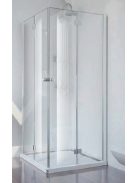 Smartflex 100x100 szögletes két csuklóajtós zuhanykabin