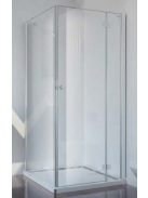 Smartflex 80x90 szögletes nyílóajtós zuhanykabin
