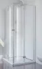 Sanotechnik Smartflex 80x80 szögletes két csuklóajtós zuhanykabin