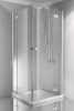 Sanotechnik Smartflex 80x80 szögletes két nyílóajtós zuhanykabin