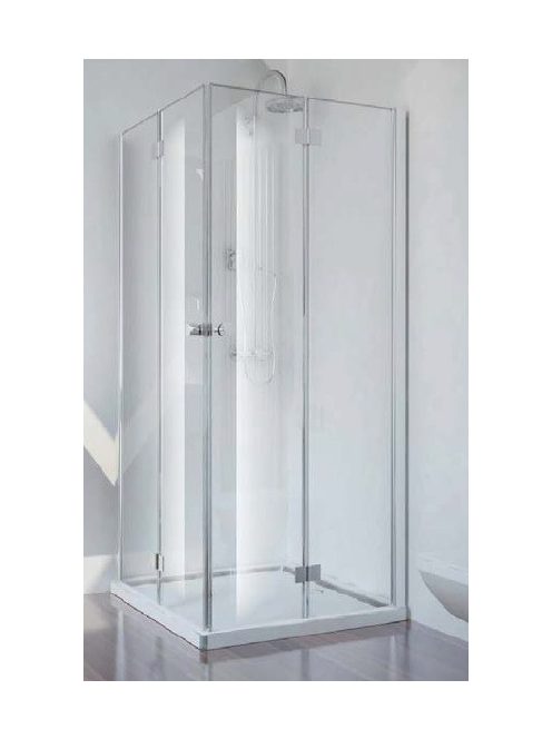 Smartflex 90x90 szögletes két csuklóajtós zuhanykabin