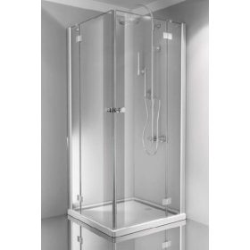   Sanotechnik Smartflex 90x90 szögletes két nyílóajtós zuhanykabin