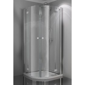 Sanotechnik Smartflex 90x90 íves nyílóajtós zuhanykabin