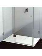 Basel 402 90x80 akril téglalap zuhanytálca beszerelve