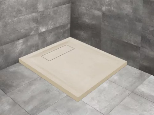 Radaway Doris C 80x80 szögletes műmárvány zuhanytálca
