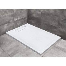 Doris F 120x90 téglalap műmárvány zuhanytálca fehér