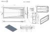 Radaway Doris F 150x80 téglalap műmárvány zuhanytálca