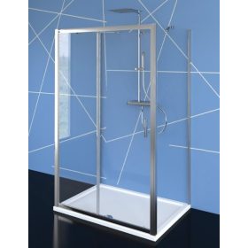   Polysan Easy Line  110x80x80 falsíkra szerelhető tolóajtós zuhanykabin