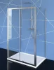 Polysan Easy Line  120x80x80 falsíkra szerelhető tolóajtós zuhanykabin