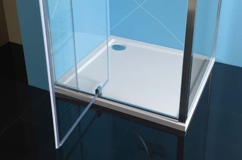 Polysan Easy Line  90-100x90x90 falsíkra szerelhető nyílóajtós zuhanykabin