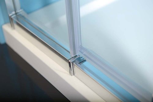 Polysan Easy Line 90-100x90 cm nyílóajtós zuhanykabin