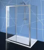 Polysan Easy Line 160x90x90 falsíkra szerelhető tolóajtós zuhanykabin