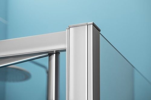 Polysan Easy Line 100x80x80 falsíkra szerelhető csuklóajtós zuhanykabin