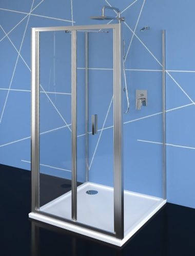 Polysan Easy Line 80x80x80 falsíkra szerelhető csuklóajtós zuhanykabin