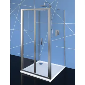   Polysan Easy Line 90x80x80 falsíkra szerelhető csuklóajtós zuhanykabin
