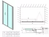 Polysan Easy Line 90 cm csuklóajtó