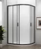 Polysan Easy Line Black 120x90 íves zuhanykabin