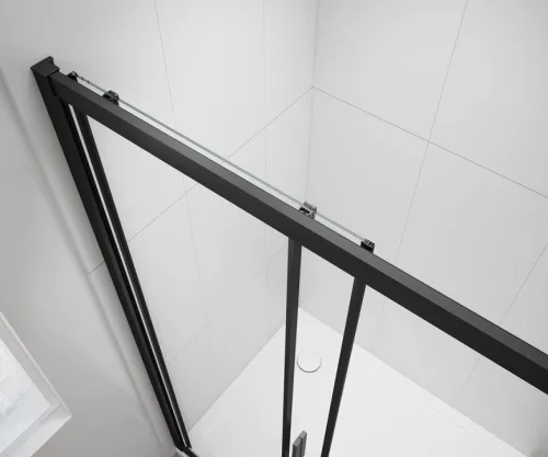 Polysan Easy Line Black 90x90 szögletes zuhanykabin