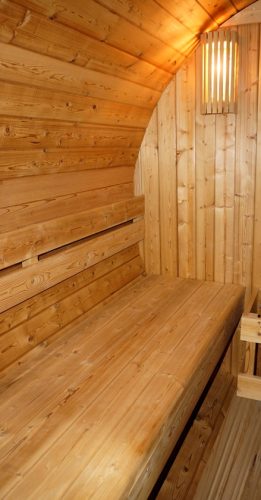 Sanotechnik Tromsö XL kültéri szaunahordó, hatszemélyes