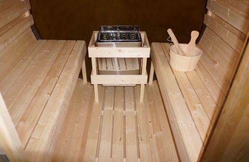 Sanotechnik Nyborg M kültéri finn szauna, négyszemélyes