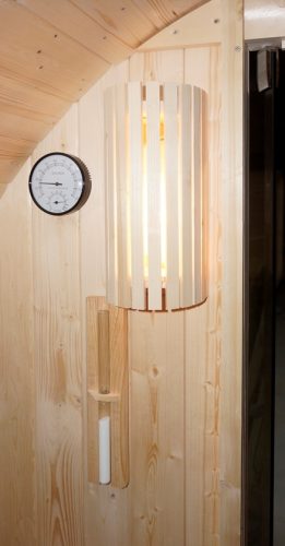 Sanotechnik Nyborg M kültéri finn szauna, négyszemélyes