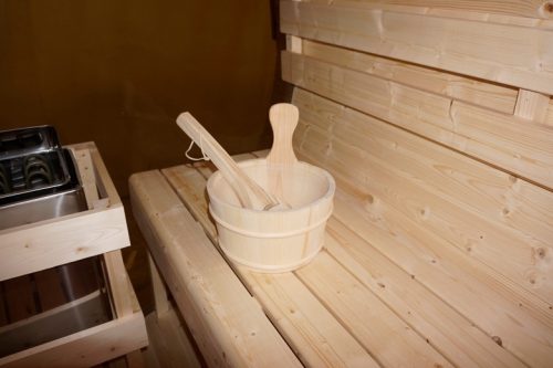 Sanotechnik Nyborg M kültéri finn szauna, négyszemélyes